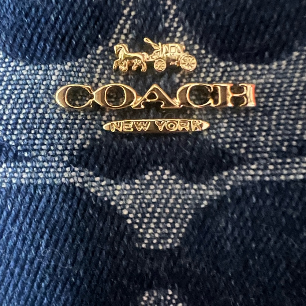 Coach Mini Nolita Denim Bag Charm (NWOT) - Picture 8 of 8